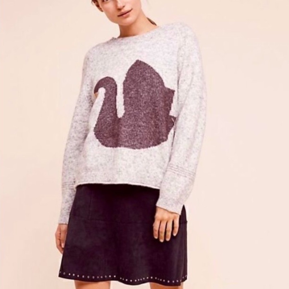 Fold by Hansel from Basel Anthropologie black swan sweater size small
